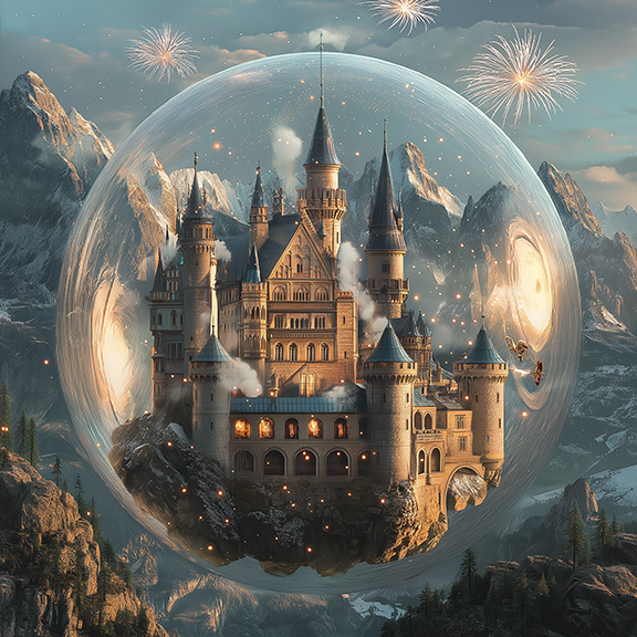 castle bubble